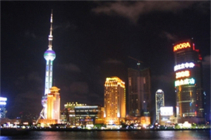 The splendid night scene of Lujiazui